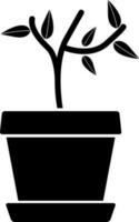 Innen- Pflanze Symbol Vektor Illustration