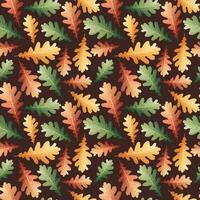 nahtlos Muster mit Herbst Blätter. großartig zum Stoff, Hintergrund, Verpackung Papier, usw. vektor