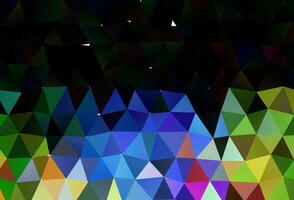 Licht mehrfarbig, Regenbogen Vektor verschwommene Dreieck Textur.
