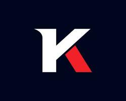 Brief k Logo Symbol Design Vektor Elemente