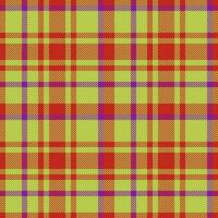 Textur Textil- Vektor. Stoff prüfen nahtlos. Muster Hintergrund Tartan Plaid. vektor