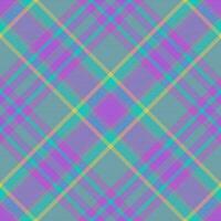 Vektor Muster Plaid. Textil- Stoff Hintergrund. nahtlos Tartan prüfen Textur.