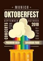 Oktoberfest flygblad vektor