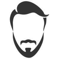 Schnurrbart Symbol. einfach Illustration von Schnurrbart, Haar, Bart Vektor Symbol zum Netz. Barbier und Friseurladen.