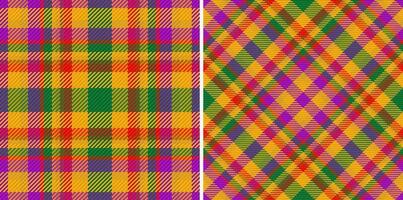 tartan bakgrund mönster. tyg textil- sömlös. pläd kolla upp textur vektor. vektor