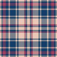 kariertes Karomuster. nahtlose Stoffstruktur. Tartan-Textildruck. vektor