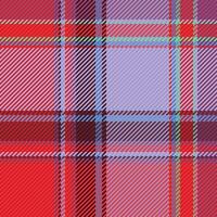 Hintergrund Vektor überprüfen. Textur Tartan Textil. Plaid Muster Stoff nahtlos.