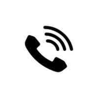 Telefon Symbol, einfach Kontakt uns Symbole Satz. Universal- Kontakt uns Symbole zu verwenden zum Netz und Handy, Mobiltelefon ui, einstellen von Basic Kontakt uns Elemente. Netz Kommunikation Symbol einstellen vektor