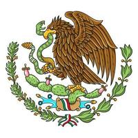 symbol av mexico nationell flagga illustration vektor