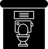 Toiletten-Vektor-Icon-Design vektor