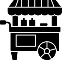 Food Cart Vektor-Icon-Design vektor