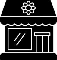 Blumenladen-Vektor-Icon-Design vektor