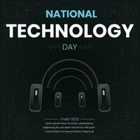 Nationaler Tag der Technik vektor