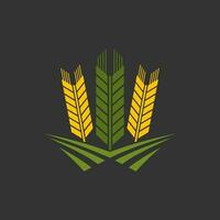 Müsli Ohr und Weizen Spitze Grafik Vektor Symbol