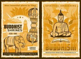 Buddhismus Religion, Buddha Yoga Zen Meditation vektor