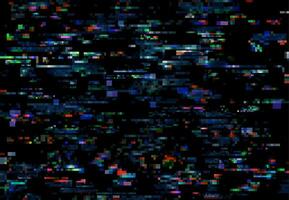 Panne Hintergrund Pixel, Digital Fernseher Video Bildschirm vektor