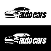 Geschwindigkeit Autos Design Logo Vektor