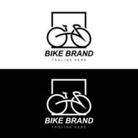 cykel logotyp, fordon vektor, cykel silhuett ikon, enkel design inspiration vektor