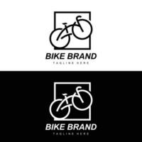 Fahrrad Logo, Fahrzeug Vektor, Fahrrad Silhouette Symbol, einfach Design Inspiration vektor