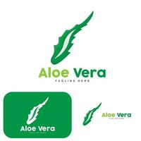 Aloe vera Logo, Grün Pflanze Design, traditionell Medizin und Haut Pflege Pflanze Vektor, Haar Pflege, Symbol Symbol Illustration vektor