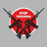 Welt Terrorismus Vektor Design