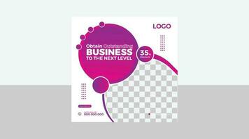 Corporate Business Social Media Post Design Vorlage vektor