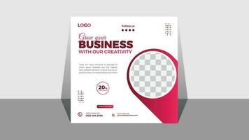 Corporate Business Social Media Post Design Vorlage vektor