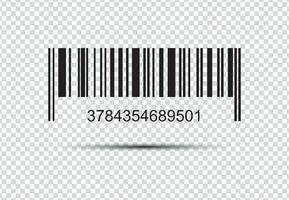 Barcode Symbol Vektor Illustration auf Hintergrund