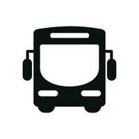 Bus Symbol isoliert auf Weiß Hintergrund vektor