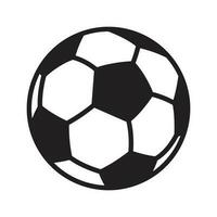 fotboll boll vektor fotboll ikon logotyp symbol illustration tecknad serie grafisk