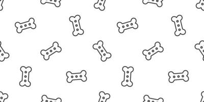 Hund Knochen nahtlos Muster Vektor Französisch Bulldogge Schal isoliert Essen Fliese Hintergrund wiederholen Hintergrund Illustration