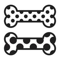 ben vektor logotyp ikon hund ben polka punkt karaktär tecknad serie illustration grafisk