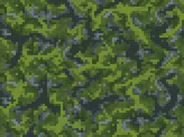 kaki kamouflage pixel spel bakgrund mönster vektor