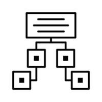 Hierarchie Vektor ultine Symbol. eps 10 Datei