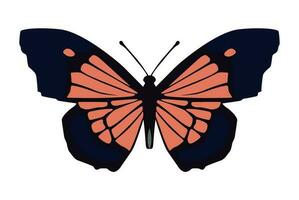 Schmetterling einfach Symbol. Vektor Illustration