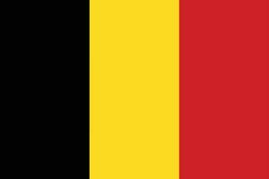 Flagge von Belgien. vektor