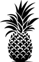 Ananas, minimalistisch und einfach Silhouette - - Vektor Illustration