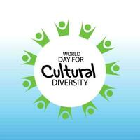 Vektor Illustration von ein Hintergrund zum kulturell Diversität.