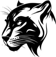 Panther, minimalistisch und einfach Silhouette - - Vektor Illustration
