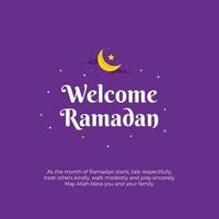 Ramadan Kareem Feier Social Media Vorlage vektor