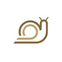 Schnecke Logo Tier Natur Symbol entwerfen Symbol vektor