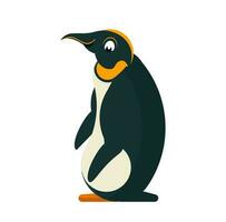 Karikatur Pinguin im eben Stil Vektor Illustration