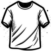 T-Shirt - - minimalistisch und eben Logo - - Vektor Illustration