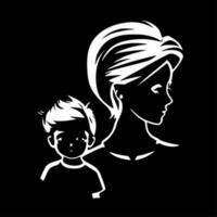 pojke mamma - hög kvalitet vektor logotyp - vektor illustration idealisk för t-shirt grafisk
