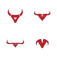 taurus logotyp mall vektor ikon illustration design