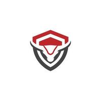 Stier Logo Vorlage Vektor Icon Illustration Design