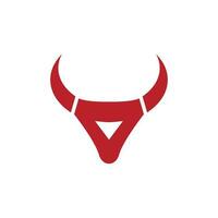 Stier Logo Vorlage Vektor Icon Illustration Design