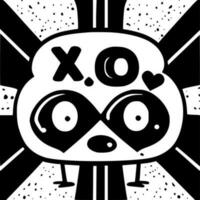 xoxo - - hoch Qualität Vektor Logo - - Vektor Illustration Ideal zum T-Shirt Grafik