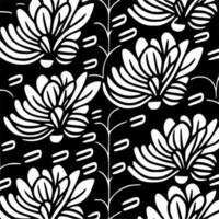 Blume Muster - - minimalistisch und eben Logo - - Vektor Illustration
