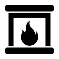 Feuer Platz Symbol Design vektor